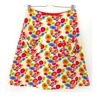 Agatha Ruiz De La Prada Size 8 Pink, Orange And Green Graphic Circle Print Skirt