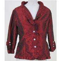 Agora, size M dark red evening jacket