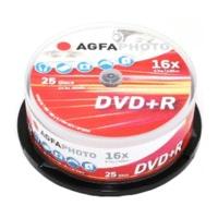AgfaPhoto DVD+R 4, 7GB 120min 16x 25pk Spindle