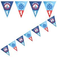Ahoy There 1st Birthday Paper Party Bunting
