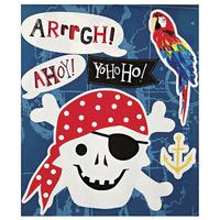 Ahoy There Pirate Party Wall Stickers
