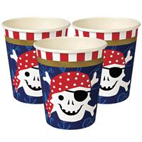 Ahoy There Pirate Paper Party Cups