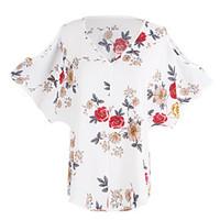 ahgell womens going out casualdaily simple summer t shirtfloral v neck ...