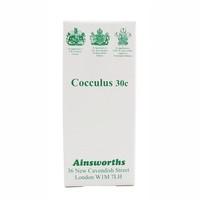 Ainsworths Cocculus 30C Homoeopathic Rem 120 tablet