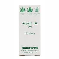 Ainsworths Argent Nit 30C Homoeopathic 120 tablet
