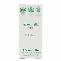 Ainsworths Arsen Alb 30C Homoeopathic Rem 120 tablet