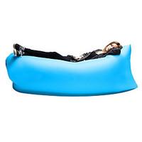 Air Sleep Sofa Inflatable Portable Outdoor Couch Sleeping Hangout Lounger External Internal PVC Camping Beach