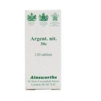 ainsworths argent nit 30c homoeopathic 120 tablet 1 x 120 tablet