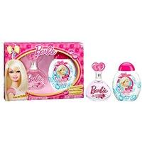 Air Val International Barbie Coffret: Eau De Toilette Spray 100ml + Shower Gel & Shampoo 300ml 2pcs