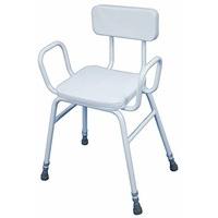 Aidapt Malling Perching Stool with Arms and Padded Back