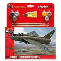 airfix 172 scale english electric lightning f2a starter gift set