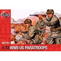 Airfix WWII US Paratroops 1:72 Scale Series 1 Plastic Figures