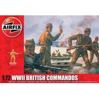 Airfix WWII British Commandos 1:72 Scale Series 1 Plastic Figures