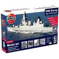 Airfix 1:350 HMS Daring Type 45 Destroyer Gift Model Set
