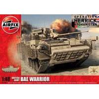 airfix 148 bae warrior armoured vehicle model kit