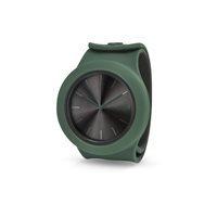 aight 1am designer slap watch in khaki green