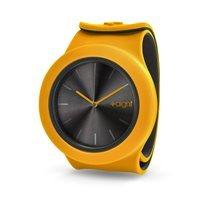 aight 1am designer slap watch in mustard yellow