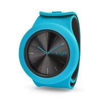 aight 1am designer slap watch in caribbean blue