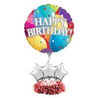 Air Filled Balloons Centrepiece Kit Happy Birthday