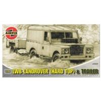 Airfix LWB Landrover (Hard Top) & Trailer (02324)