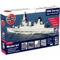 airfix hms daring type 45 destroyer gift set 50132