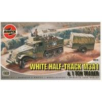 airfix white half track m3a1 1 ton trailer 02318