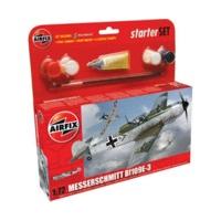 airfix messerschmitt bf109e starter set a55106