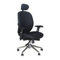 airgonomix high back chair with headrest black