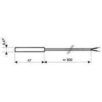 Air probe Greisinger GMF 30/180 V4A -50 up to 50 °C KTY83-110 Calibrated to Manufacturer standards