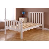 Airsprung Napoli White High Foot End Bed