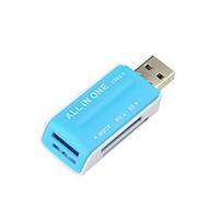 AIO USB 2.0 Memory Multi Flash Card Reader Adapter SD card / Micro SD card / Memory Stick Micro (M2) All-in-One USB 2.0