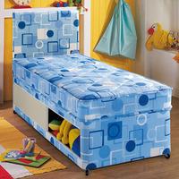 Airsprung Beds The Alpha 2FT 6 Small Single Childrens Shorty Divan Bed