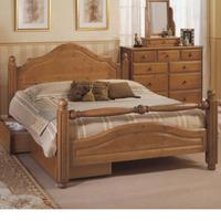 Airsprung Beds The Carolina 4FT 6 Double Wooden Bedstead