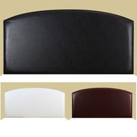 airsprung beds indiana 4ft 6 double leather headboard