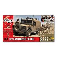 Airfix A50121 Operation Herrick British Forces - Landrover Patrol 1:48 Scale Diorama Gift Set