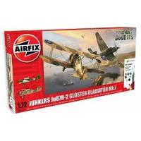 Airfix JU87/Gloster Gladiator Dog Fight Double