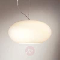 AIH - puristic pendant light 28 cm cream lustrous.