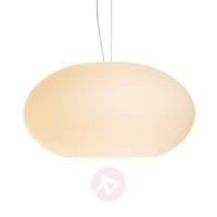 aih puristic pendant light 28 cm cream matte