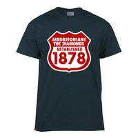 Airdrieonians Established 1878 T-Shirt (Black) - Kids