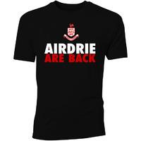 airdrie are back t shirt black kids