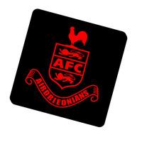 Airdrieonians Official Coaster (Black)