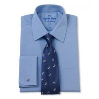 air force blue poplin classic fit shirt 19 12 lengthened double savile ...