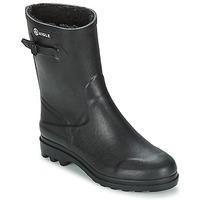 Aigle ICARE FUR men\'s Wellington Boots in black
