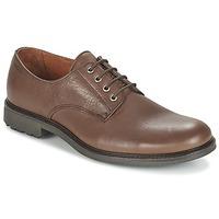 aigle greton derby mens casual shoes in brown