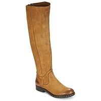 airstep as98 studs womens high boots in brown