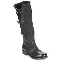 airstep as98 saintriv buckle womens high boots in black