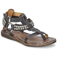 airstep as98 rame womens sandals in black