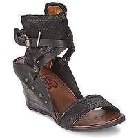 airstep as98 kokka womens sandals in black