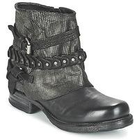 airstep as98 saint lu womens mid boots in black