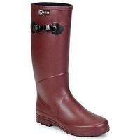 aigle chantebelle pop womens wellington boots in red